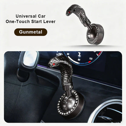 🐍Páčka na štartovanie auta v tvare hada s jedným tlačidlom