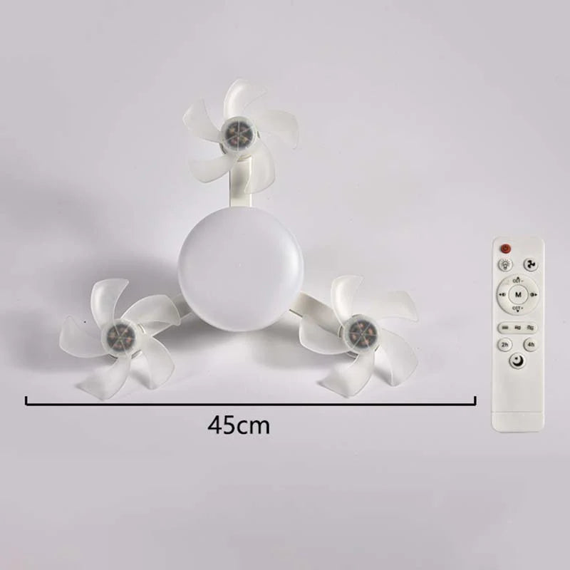 Stropný ventilátor s LED svietidlom a diaľkovým ovládaním