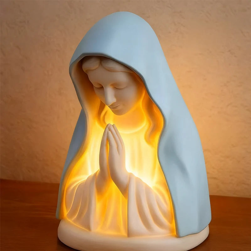 🌟🌟Dekoratívna LED nočná lampička s motívom modlitby