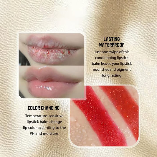 Odolná rtěnka, která mění barvu, 💄CrystalClear Color Alchemy 💋 Automatické odstínění při kontaktu!