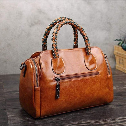 👜 Dámska klasická kožená taška s veľkou kapacitou