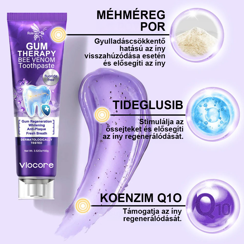 🌟Zubná pasta Rolimey® VioCore s včelím jedom