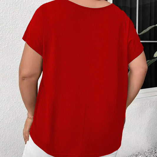 2026 Dámska blúzka s výstrihom do V