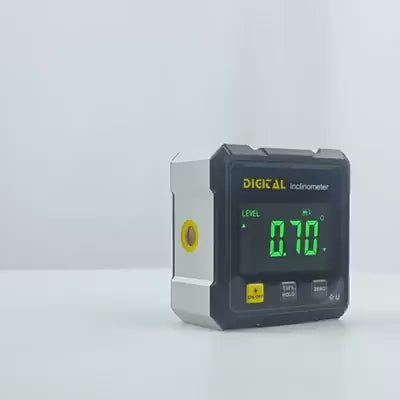 📐4 stranný magnetický digitálny uhlomer s laserom