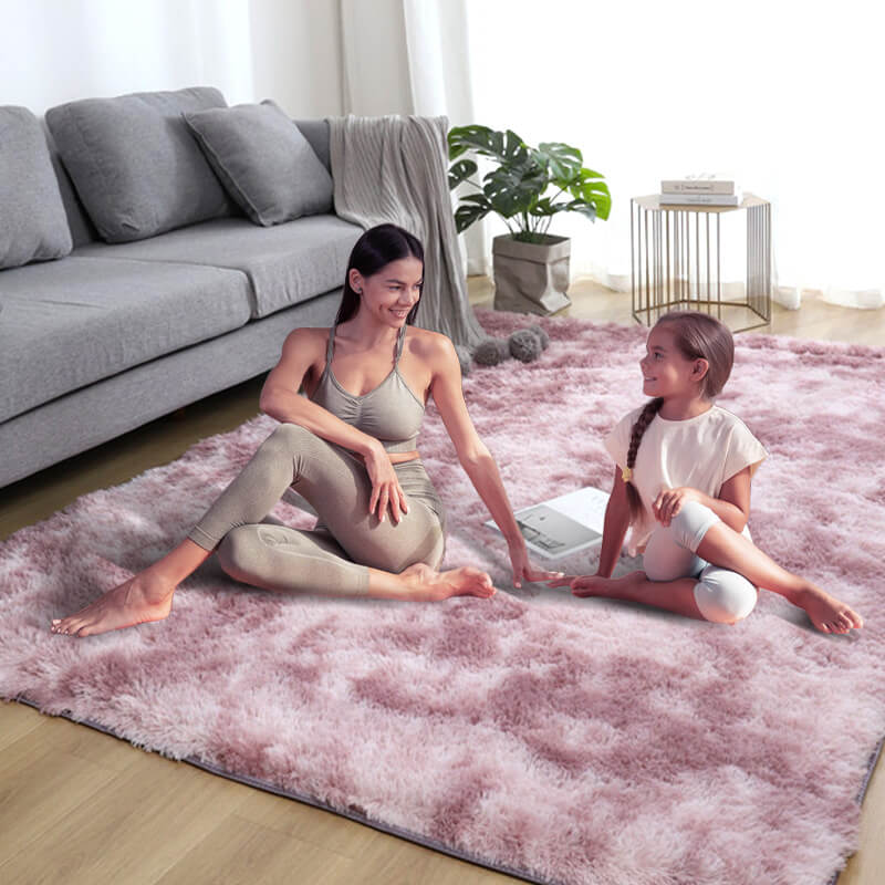 ⏳Časově omezená sleva 50 %⏰Plyšový koberec v odstínech šedé 🛋️