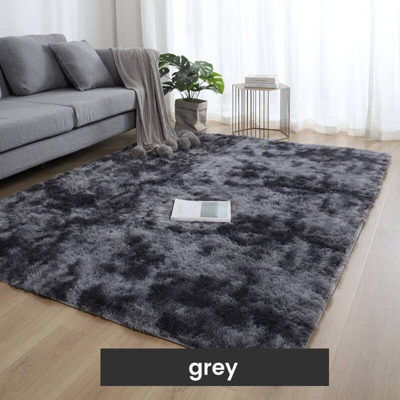 ⏳Časově omezená sleva 50 %⏰Plyšový koberec v odstínech šedé 🛋️