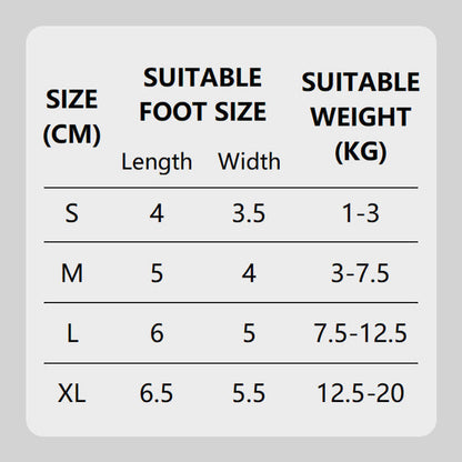 🐾 ‌Nepremokavé čižmy pre psov, mäkké a pohodlné, odolné voči nečistotám a škvrnám