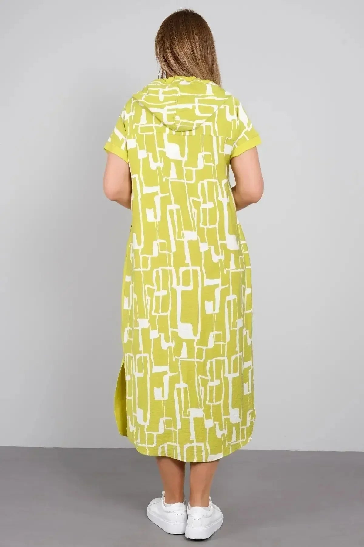 🔥👗Cipzáras maxiruha kapucnival