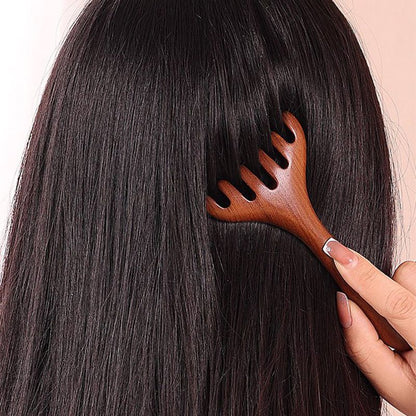 👩Šesťlupový energetický masážny hrebeň