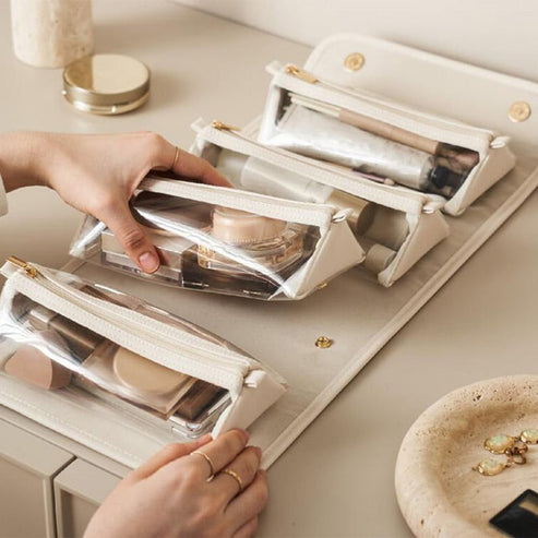 Prenosná vodeodolná kozmetická taška