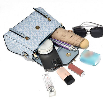 Jednoduchá taška cez rameno z PU kože, elegantný dizajn ukazuje temperament