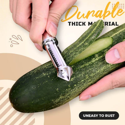 Multifunkčná škrabka na ovocie a zeleninu z nehrdzavejúcej ocele
