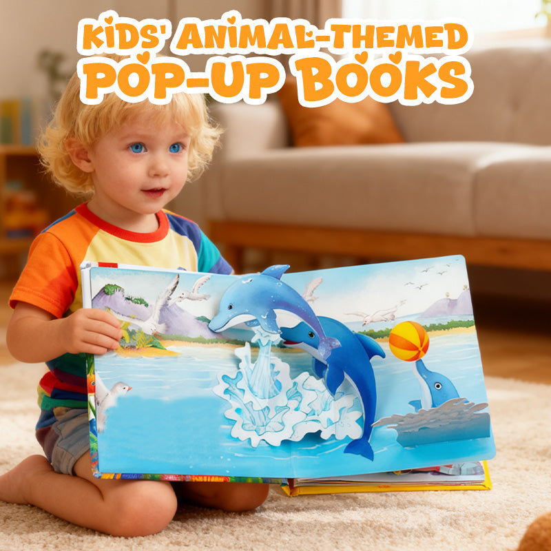 🦖3D detské knihy so zvieratkami – sprevádzané audiorozprávkami