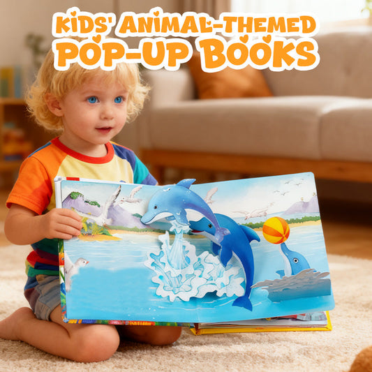 🦖3D detské knihy so zvieratkami – sprevádzané audiorozprávkami