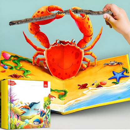 🦖3D detské knihy so zvieratkami – sprevádzané audiorozprávkami