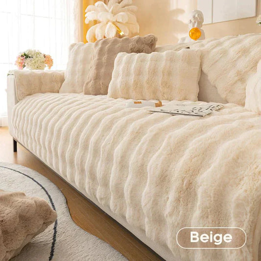 Plyšový poťah na pohovku