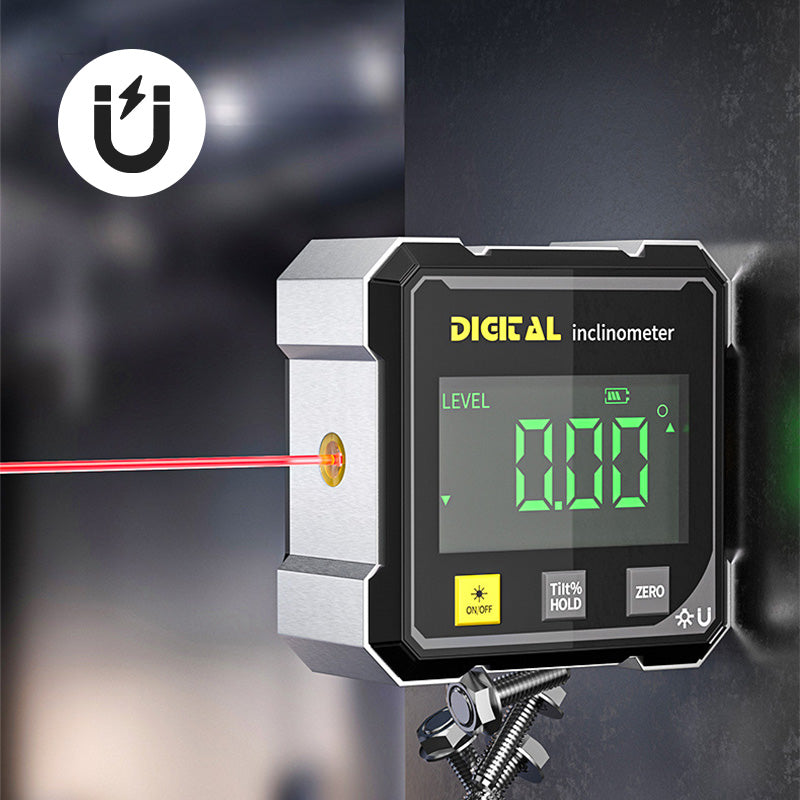 Digitálny magnetický sklonomer s laserom – presnosť 0,01°